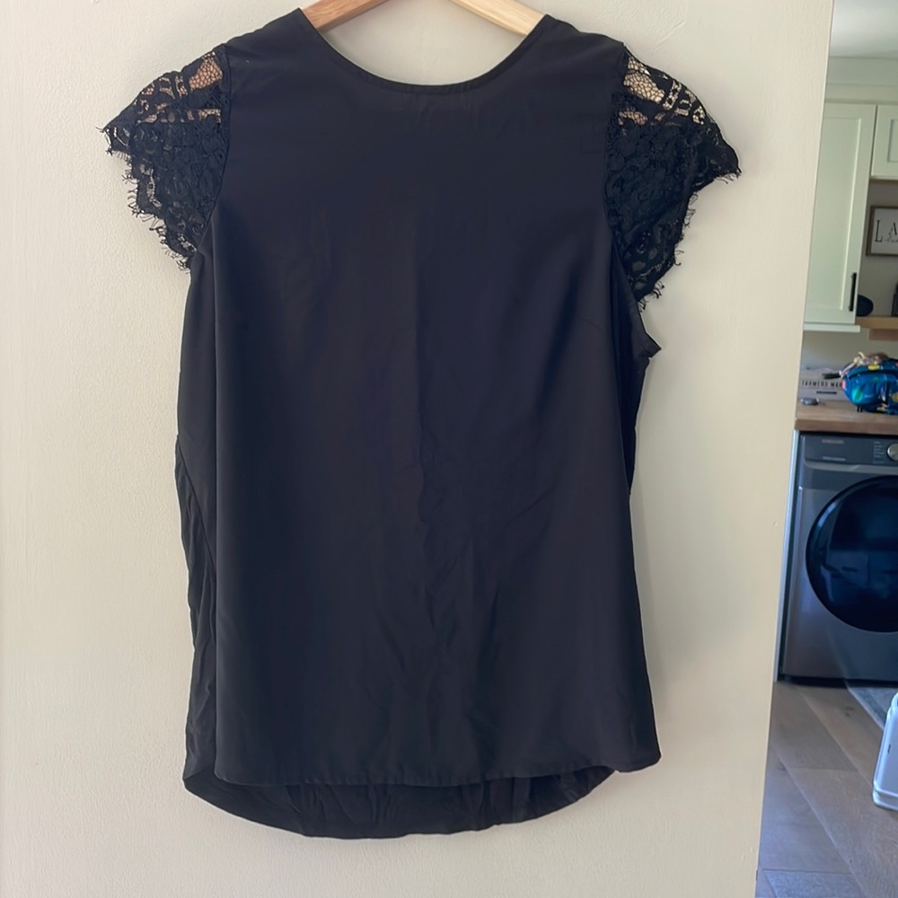 Black lace top